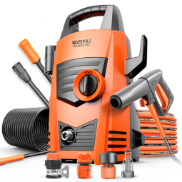 亿力高压洗车机4435H 1400W家用清洗机高压洗车水枪洗车神器全套水枪