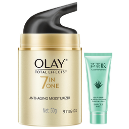 玉兰油（OLAY） 面霜女多效霜补水保湿抗皱紧致滋润淡纹面部护肤品男素颜润肤霜 多效面霜50g 