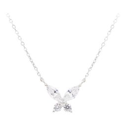 APM Monaco蝴蝶项链女生简约银锁骨链高级轻奢首饰生日礼物送女友