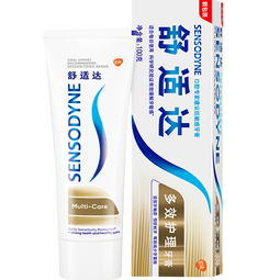 舒适达抗敏感多效牙龈护理牙膏 清新口气 劲速缓解牙敏感牙龈肿痛防蛀 多效护理100g