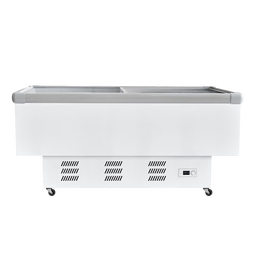 澳柯玛（AUCMA）商用展示冷柜岛柜卧式点菜冰柜大容量展示冰柜制冷海鲜展示柜超市展示柜保鲜冰箱玻璃门 207升1.2米丨IHF-D1207P-XJ 