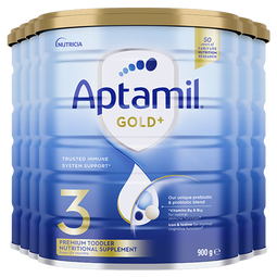 爱他美（Aptamil）金装澳洲版 幼儿配方奶粉 3段(12-24个月) 900g 6罐箱装 澳洲金装