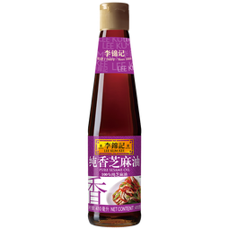李锦记 纯芝麻香油410ml【一级】100%芝麻香油 京东品酒会同款 油碟凉拌