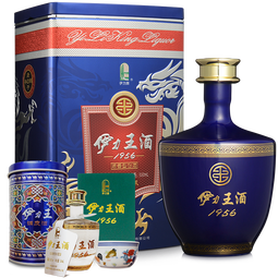 伊力特蓝王 浓香型白酒 52度  500ml 单瓶装 