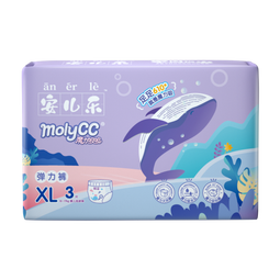 安儿乐（Anerle）魔力吸吸拉拉裤 官方 安儿乐超能吸干爽婴儿弹力裤尿不湿 拉拉裤 试用装 XL码 6片 12-17kg