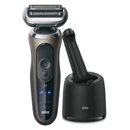 博朗朱一龙同款剃须刀电动7系Pro钛金色清洁护理中心德国进口往复式刮胡刀送老公男朋友 