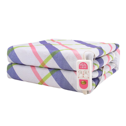 彩虹（RAINBOW）电热毯双人双控(2.0/1.8/1.5米)三档调温电褥子花色控制器随机 调温双控 长2.0米宽1.8米 无纺布