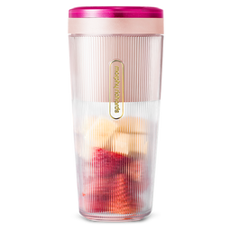 摩飞电器（Morphyrichards） 榨汁杯迷你手持便携榨汁机家用户外无线充电随行杯MR9800便携榨汁杯充电榨汁杯 落樱粉