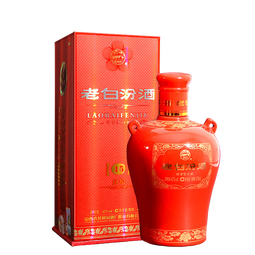 汾酒 老白汾 封坛15 清香型 白酒 42度 475mL 6瓶