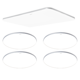 松下（Panasonic）吸顶灯全光谱护眼智能客厅灯简约松晴升级款四室一厅【包安装】 