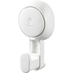 太力吸盘挂钩免打孔强力真空挂衣钩粘钩挂毛巾架衣服浴室卫生间 长弯钩【1个装】