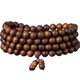 苏小北印度老山檀香手串黑肉沉水级寺庙供奉料檀香木文玩手链男女108颗念珠毛衣链 黑肉供奉料8mm-108颗（传世级）