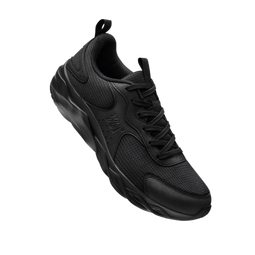 361°运动鞋男鞋秋冬季皮革网面黑色通勤鞋轻便软弹健身跑步鞋男休闲鞋 曜石黑【网布】 42