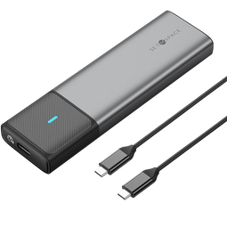 SETMSPACE M.2固态硬盘盒NVME&SATA双协议USB3.2GEN2移动固态SSD硬盘盒适用笔记本电脑苹果15/16 【10Gbps】NVME协议 配数据线  