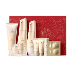 袋鼠妈妈准孕妇护肤品补水保湿洁水乳面霜专用小麦4件套送妈妈秋冬礼盒