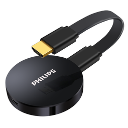 飞利浦无线投屏器 手机视频传输同屏器4K高清hdmi适用华为苹果安卓手机连电视机显示器投影仪车载 无线投屏器【横竖屏】 