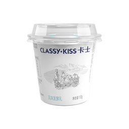 卡士CLASSY·KISS 100g风味发酵乳 牛油果味100g*9杯+原味100g*9杯 