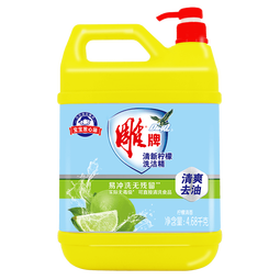 雕牌清新柠檬洗洁精4.68kg 环保无磷配方（新老包装随机发货）