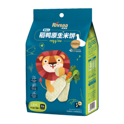 禾泱泱婴幼儿米饼蔬菜味51.2g(32片)  稻鸭原生高钙宝宝零食6月+ 