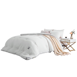 安睡宝（SOMERELLE）七孔大豆被子抗菌被芯空调被双人春秋四季被冬被学生宿舍被褥 纯情白（7孔抗菌春秋款） 150*215cm