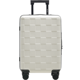 爱华仕方糖箱行李箱结实耐用送礼物旅行拉杆箱轻便密码登机箱皮箱子 白色 【防爆密码锁】 【防刮花】 20英寸 标准登机箱 