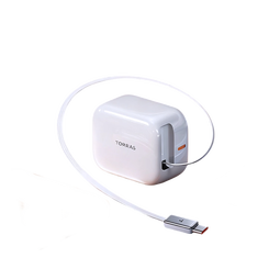 图拉斯Yoga自带线【精准匹配新机40W】苹果17充电器iPhone17promax伸缩快充头适配16Pro原装功率小冰块 