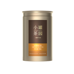 小罐茶 小罐茶园金标系列 茶叶礼盒 金骏眉 红茶 圆罐装95g 95g*1罐单罐装 