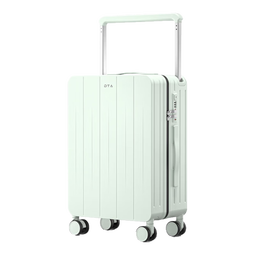 DTA宽拉杆行李箱女大容量拉杆箱登机箱密码旅行箱子男香草奶昔20英寸 