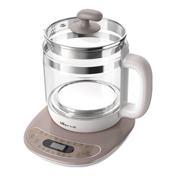 小熊（Bear）养生壶电热水壶智能电水壶1.5L煮茶器保温花茶壶办公室玻璃烧水壶开水壶迷你小型家用烧水养身壶 【配滤网】一壶多用YSH-B18H8 1.5L 