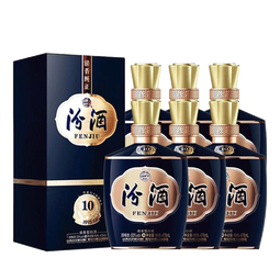 汾酒 1915巴拿马10 清香型白酒 53度 475ml*6瓶 整箱装 送礼宴请