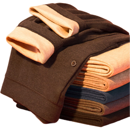 莫代尔A类羊绒保暖裤男发热内穿秋裤秋冬鹅绒薄绒衬裤加厚线裤打底毛裤