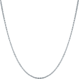 周六福PT950铂金项链女O字链 B058720  约1.36g 40+5cm 生日礼物 