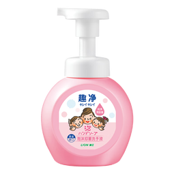 狮王（Lion）趣净泡沫抑菌洗手液纯净爽肤香250ml家庭全家适用儿童天然进口 