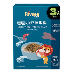 禾泱泱营养小虾拌饭料70g 宝宝辅食可拌面条 高钙高蛋白无添加白砂糖
