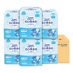 安而康（Elderjoy）女性吸水巾L60片360mm孕产妇护垫轻微漏尿垫尿片漏尿卫生巾 