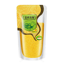 盖亚农场有机黄小米450g 小米粥 粗粮 五谷杂粮早餐粥大米伴侣 有机黄小米450g
