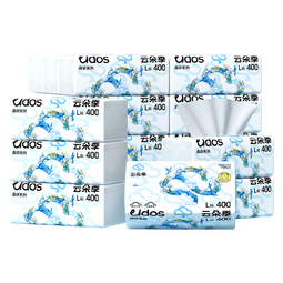 云朵季大尺寸抽纸医护级卫生纸加量400张面巾纸5层加厚L码面巾纸 【L码大号】 5层 400张*20包