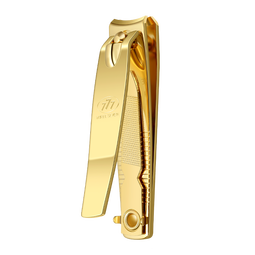 777指甲刀单支 进口弧口指甲钳甲沟灰厚嵌趾甲剪修甲工具 金色608G