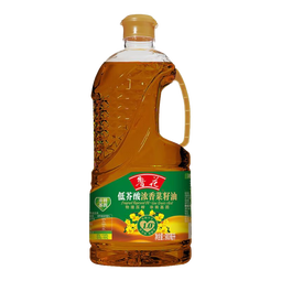 鲁花低芥酸浓香菜籽油 香味浓郁 物理压榨 非转基因 食用油 粮油 低芥酸浓香菜籽油 900mL*1瓶