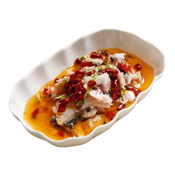 荷叶鱼盘家用蒸鱼陶瓷盘子菜盘2025年新款高级感轻奢洋气陶瓷鱼盘 纯白 26.5cm 10.5英寸荷叶鱼盘【1只装】