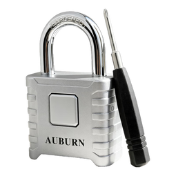 奥本密码锁挂锁防乱码 50MM防水密码门锁大门仓库防盗锁A663闪银