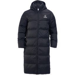 准者运动羽绒服男冬季长款户外保暖加厚鸭绒黑色运动休闲连帽情侣外套 纯正黑 【京仓发货】 XS (160)