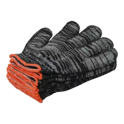 户外运动尼龙线手套劳保手套加厚劳保耐磨工作防滑白棉纱工地蓝边 劳保手套*10双【超值】