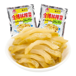 重庆特产涪陵鲜脆榨菜丝50g泡菜开味下饭菜配粥咸菜腌菜清淡小包 【10袋】鲜脆榨菜丝50g