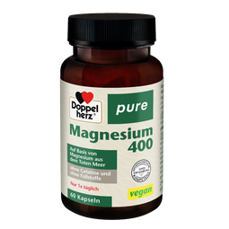 双心（Doppel herz）镁400mg安神睡眠营养补充剂胶囊60粒 舒缓压力放松肌肉皮质醇管理