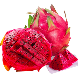 【商超大果】广西金都一号红心火龙果超甜红肉火龙果新鲜水果 【6个装】单果200g+