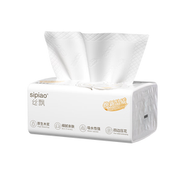 丝飘大尺寸抽纸多规格加厚餐巾纸家用大号面巾纸母婴用纸 5层 420张*6包