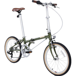 大行（DAHON）20英寸铬钼钢7速男女式学生复古单车HAC071 橄榄绿 