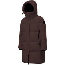 波司登（BOSIDENG）25新款羽绒服女款中长款90绒商场同款可脱卸帽外套B250246064DS 浅瓷紫|6338 卡码拍大 XS 155/80A 体重约100斤以内