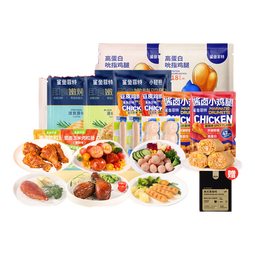 鲨鱼菲特鸡胸肉零食礼包55袋 减轻脂高蛋白健身代餐办公室休闲小吃 【健身解馋】肉肉零食1760g*1箱